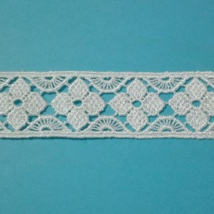 Macrame Lace Band - White Color - Width 3 cm